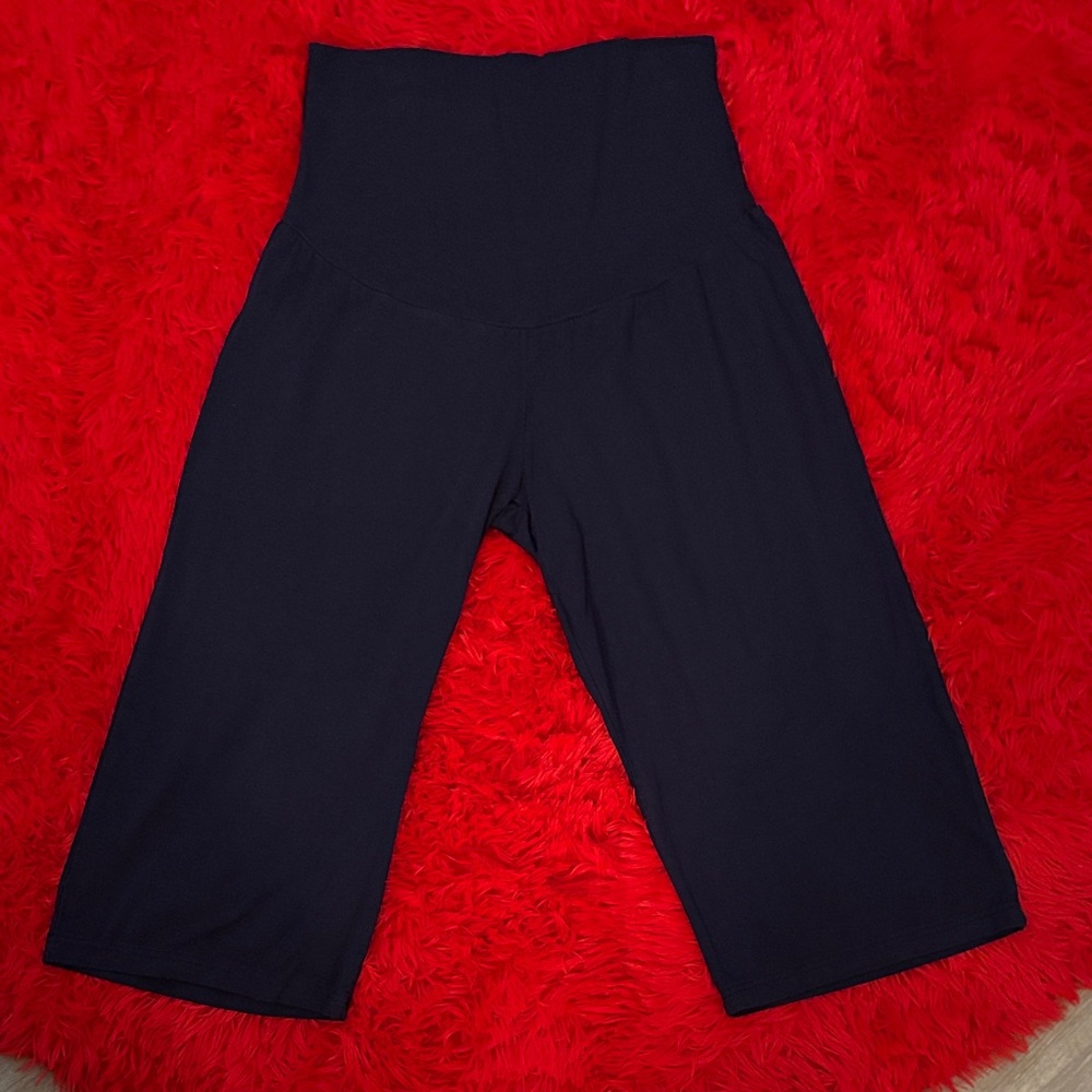 Maternity High-Waisted Navy Guachos